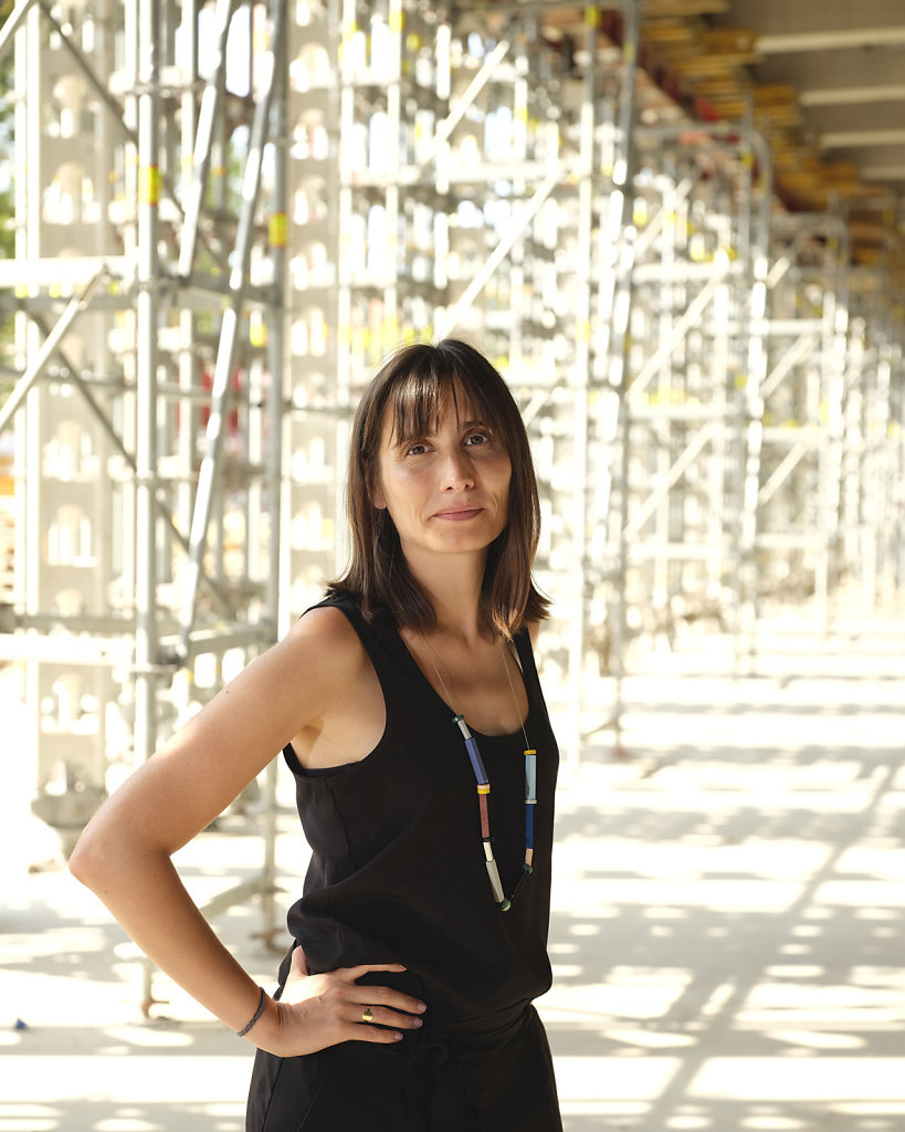 Cecilia Rodriguez, architect (Addenda), building site Bauhaus Museum, Dessau, 08/18